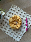 Buttercream Crochet Scrunchie