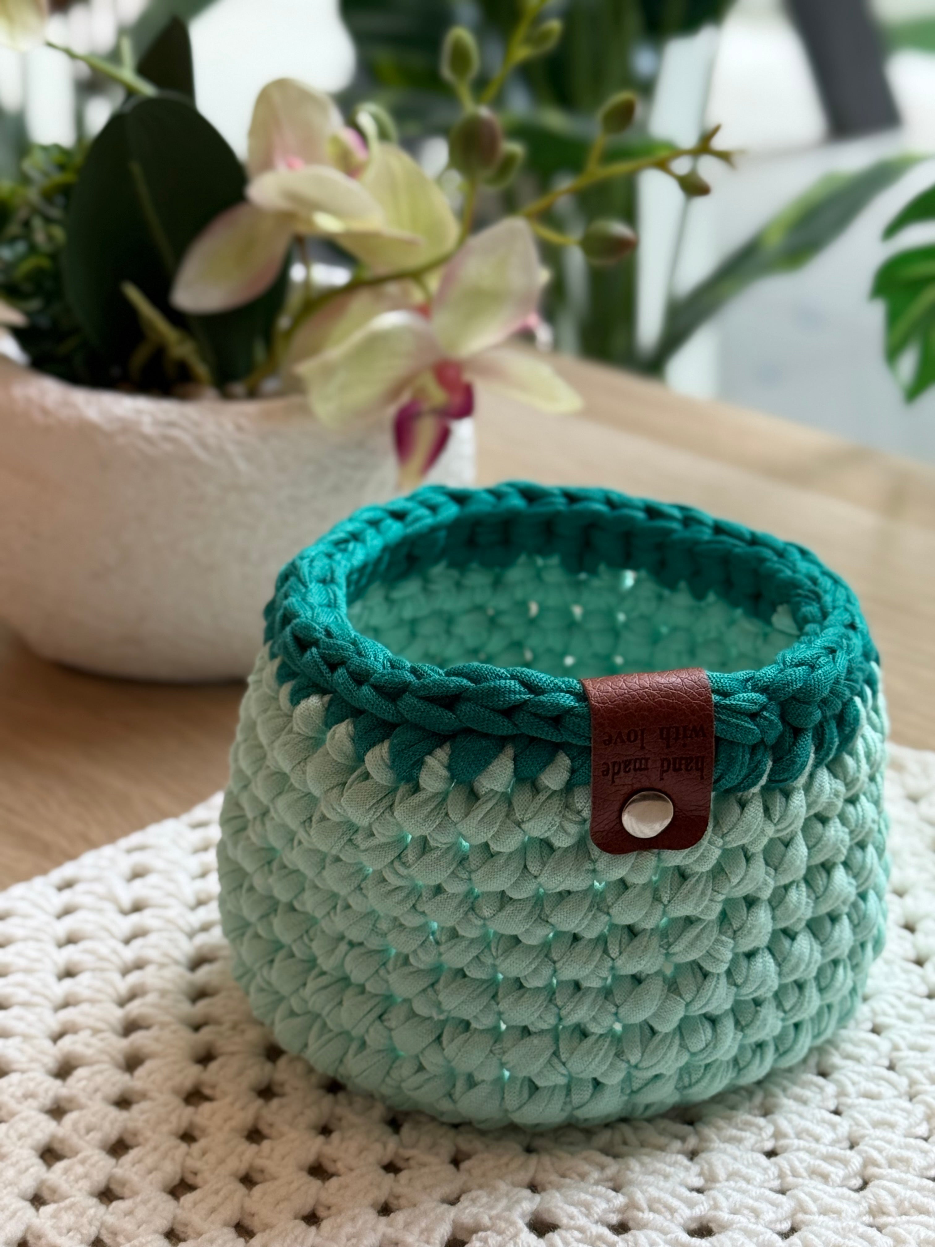 Mint Coil Trinket Basket