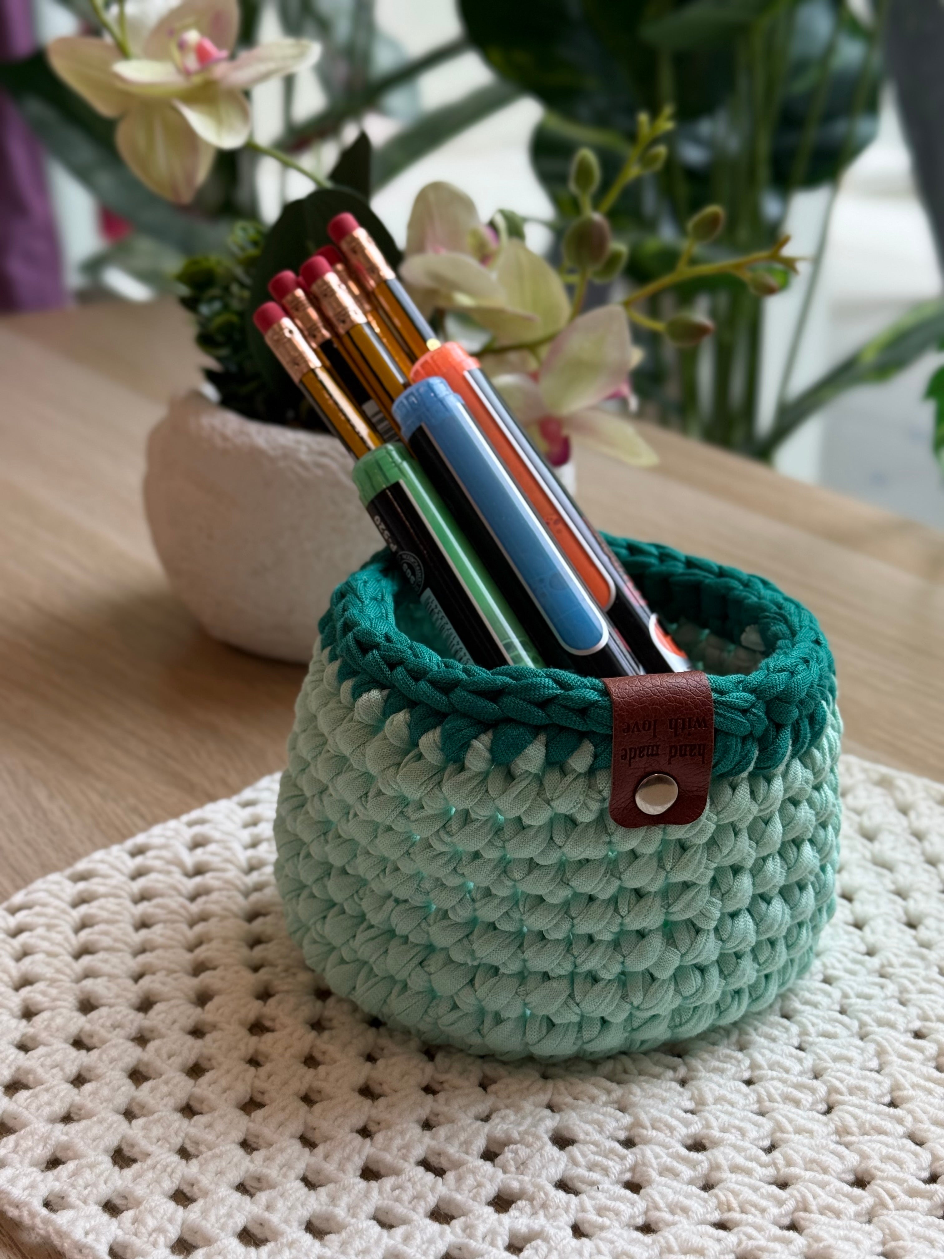 Mint Coil Trinket Basket